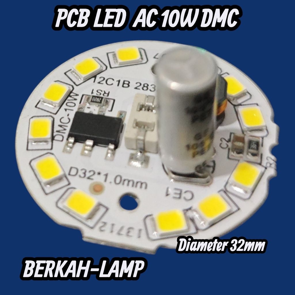 Jual PCB LED AC 10W DMC DIAMETER 32MM | Shopee Indonesia