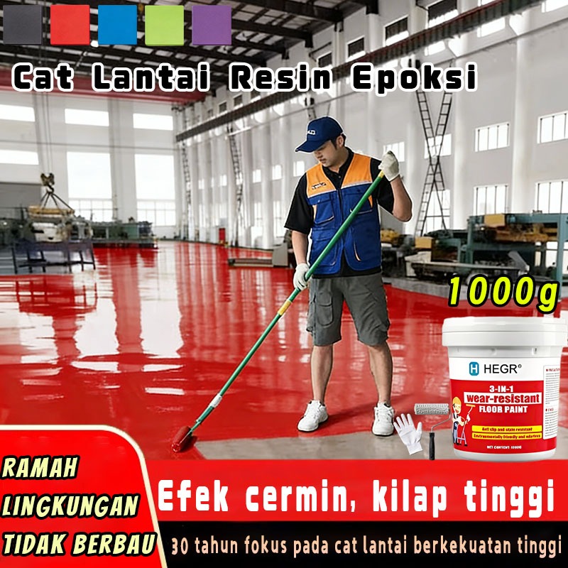 Jual Cat Lantai Epoksi 3-in-1 Cat lantai semen cepat kering yang ...