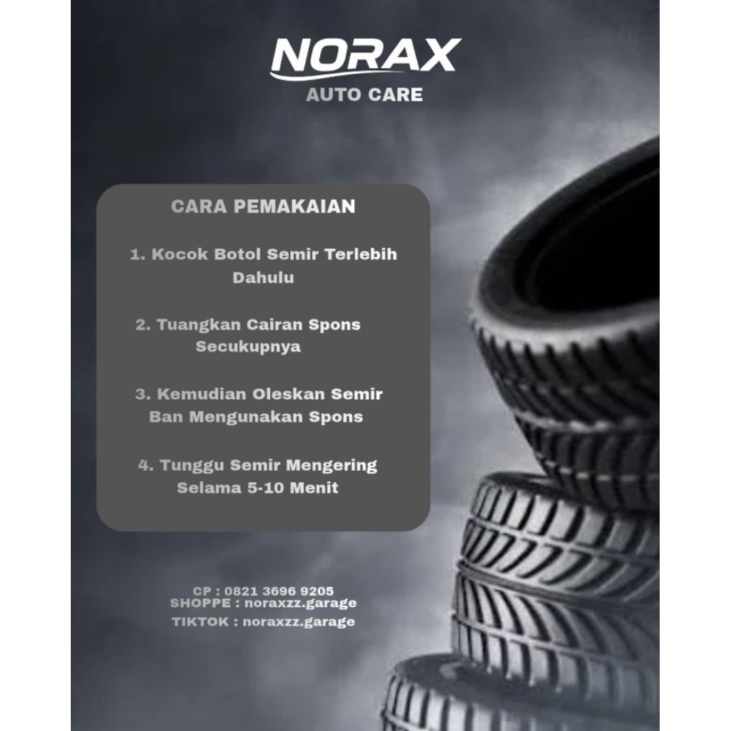 Jual Norax Semir Ban Mobil Dan Motor Premium - Tire Gel - Tahan Lama ...