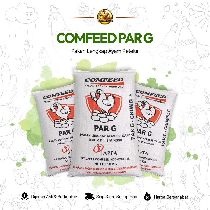 Jual Comfeed PAR G - Pakan Lengkap Ayam Petelur (Grower) – Umur 11–17 ...