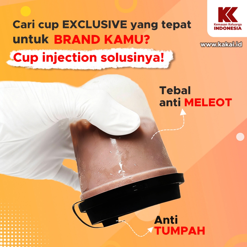 Jual CUP INJECTION 14oz 400ML + TUTUP / GELAS THINWALL / GELAS INJECT ...