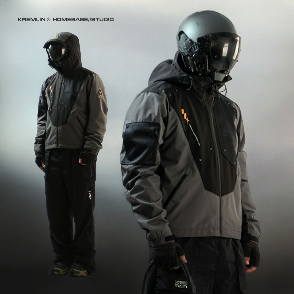 Jual KREMLIN Jacket Modular Windbreaker Biker Rider - NORBIT | Shopee ...