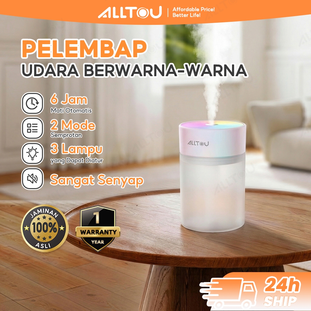 Jual ALLTOU Mini Humidifier Diffuser Tinggi Semprotan Ganda Air ...