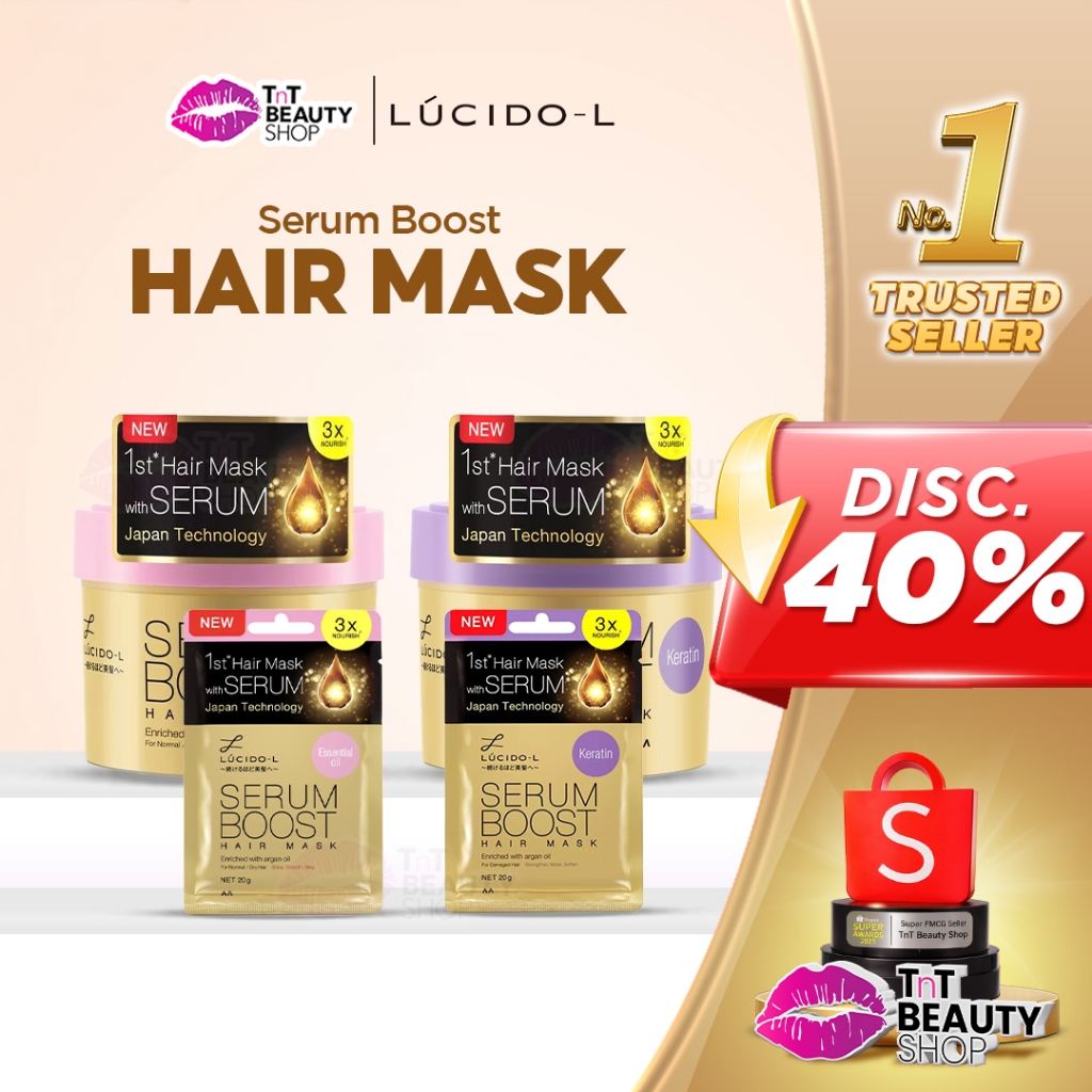Jual Lucido-L Serum Boost Hair Mask Masker Rambut Series - Lucido-L ...