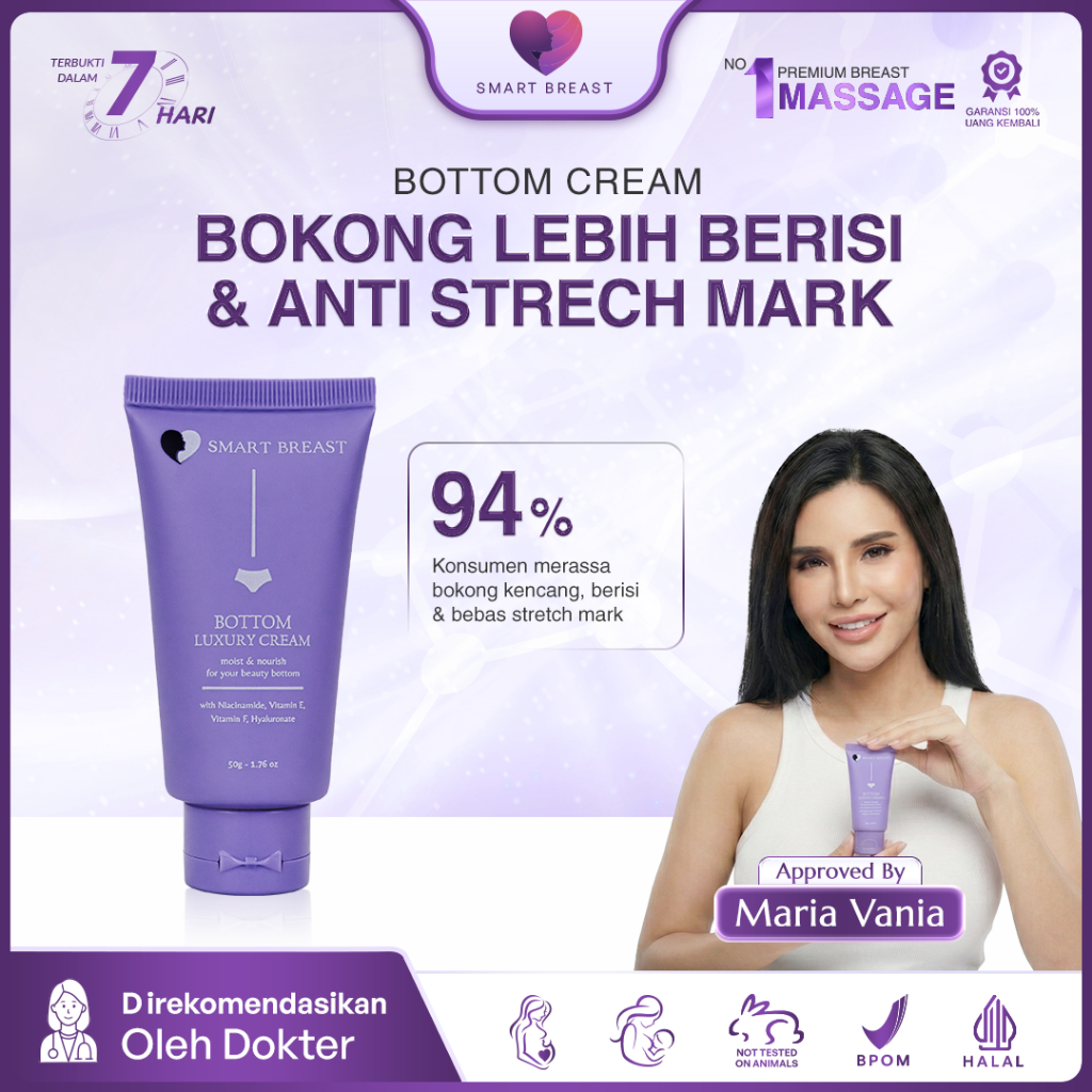 Bottom Luxury Cream - Cream Pengencang Pembesar Terbaik