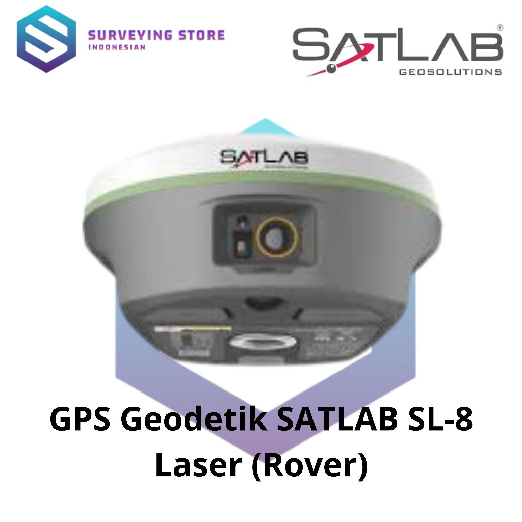 Jual GPS Geodetik SATLAB SL-8 Laser (Rover) & SATLAB SL-900 GNSS RTK ...