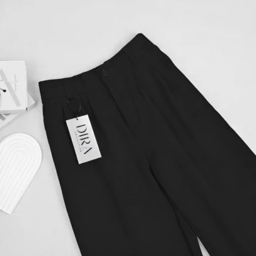 Loose Pants Highwaist Celana Kulot Wanita Untuk Kerja Formal Bahan Wolblend Premium Tebal Tidak