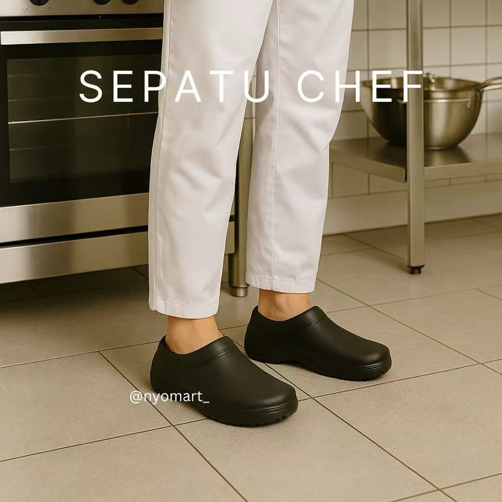 Jual W Chef shoes ORIGINAL 100%~Anti-Slip dan Oil resistant~ Sepatu ...