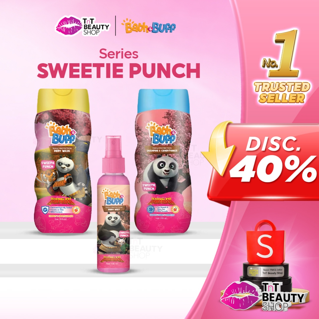 Jual Bath and Buff Sweetie Punch SERIES | Body Wash Triple Protection ...
