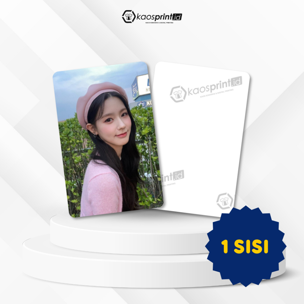 Jual PHOTOCARD CUSTOM PREMIUM 2 SISI FREEBIES LAMINASI PHOTOCARD Bisa ...