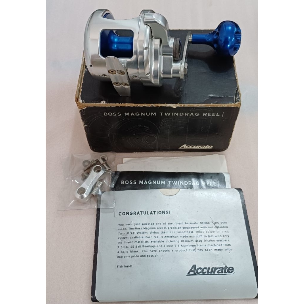 Accurate BOSS 665H リール Accurate Boss Twin Drag 665H Salt Water