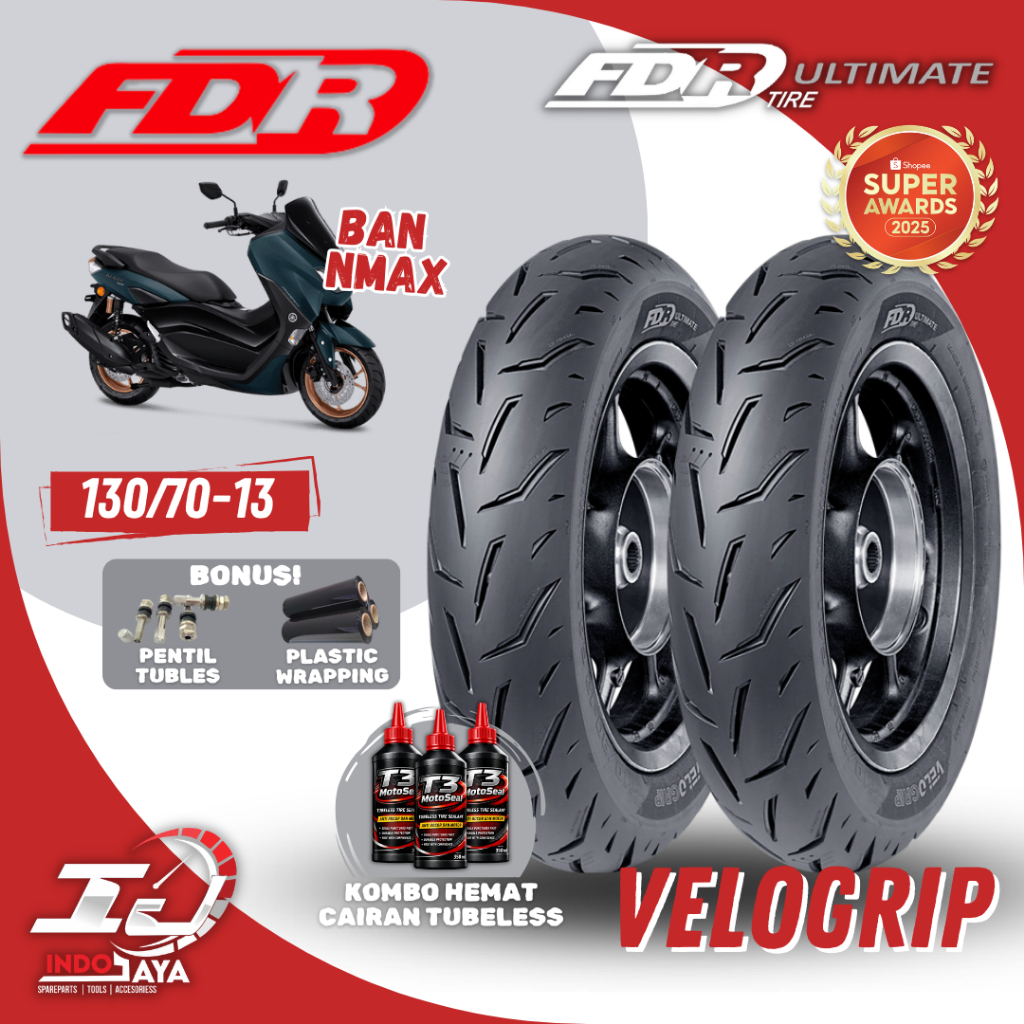 Jual [PAKET DEPAN + BELAKANG] FDR VELOGRIP RING 13 (110/70-13 - 130/70 ...