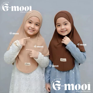 G-MOOI jilbab anak bayi 0 6 bulan 1-10 tahun HIJAB BERGO ZEEVA ANAK kerudung tk paud bergo anak instan