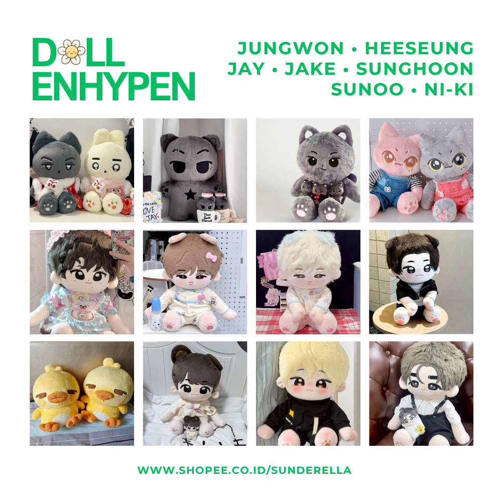 Jual ENHYPEN Doll JUNGWON HEESEUNG JAY JAKE SUNGHOON SUNOO NI-KI