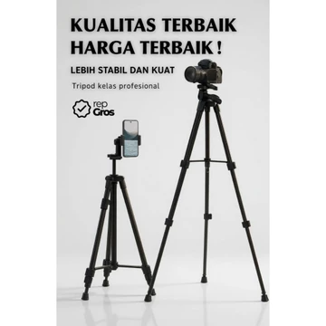 Tripod NP 3170S Bluetooth Professional 130cm Multifungsi Untuk HP Kamera Live Streaming Vlog