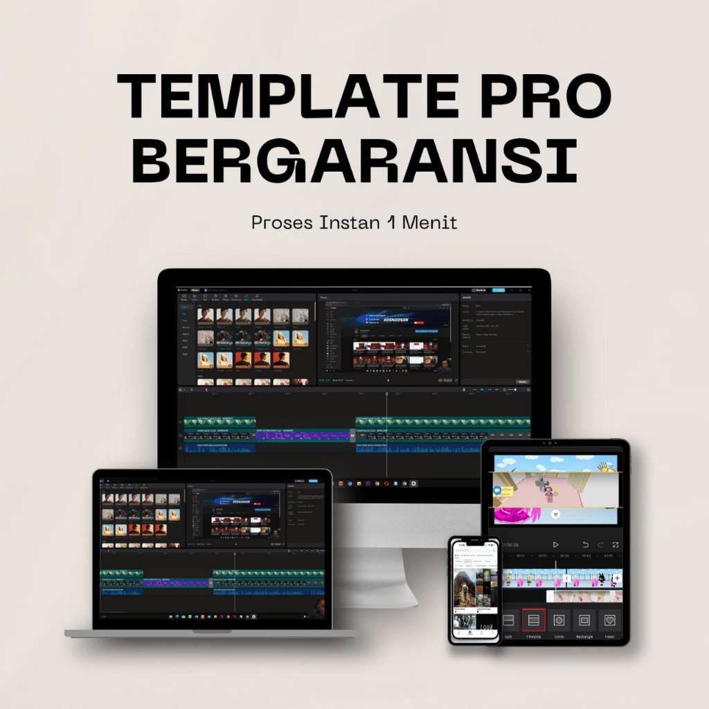 Jual Capcut Pro Unlock All Template Fitur Ready Stock 1 Tahun | Shopee ...