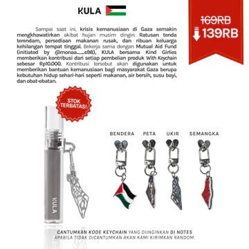 KULA The OG Liptint Shade Belle I Liptint Untuk Bibir Kering Dan Gelap Liptint Glossy Gloss