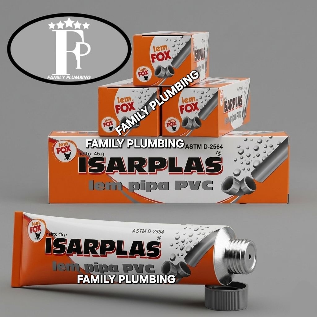 Jual LEM PIPA PVC ISARPLAS TUBE 45gr LEM PRALON PARALON PVC ISARPLAST ...
