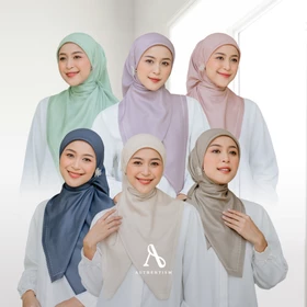 AUTHENTISM ID Fasya Series Kerudung Segi Empat Motif Dastan Voal Lasercut Premium