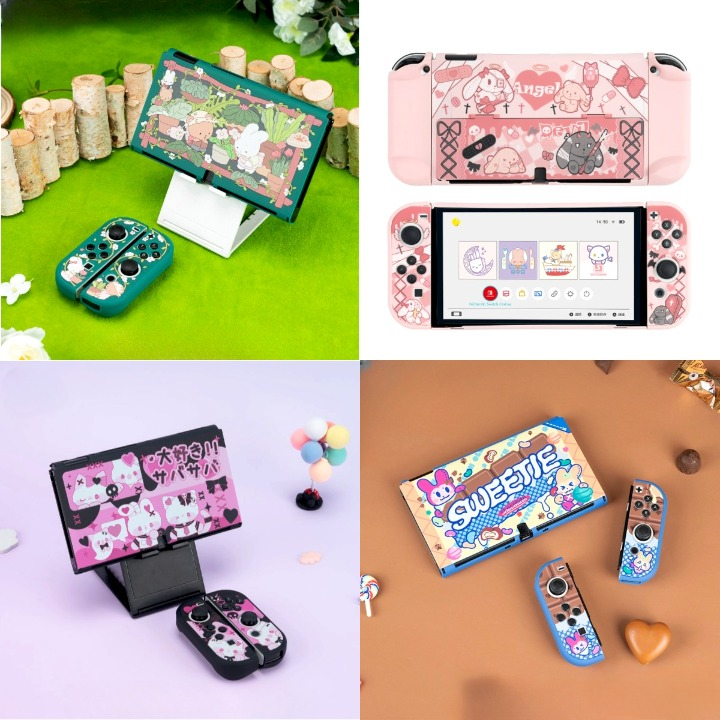 Jual Geekshare Bunny Cat Nintendo Switch Case Accessories Switch 1 (V1 ...