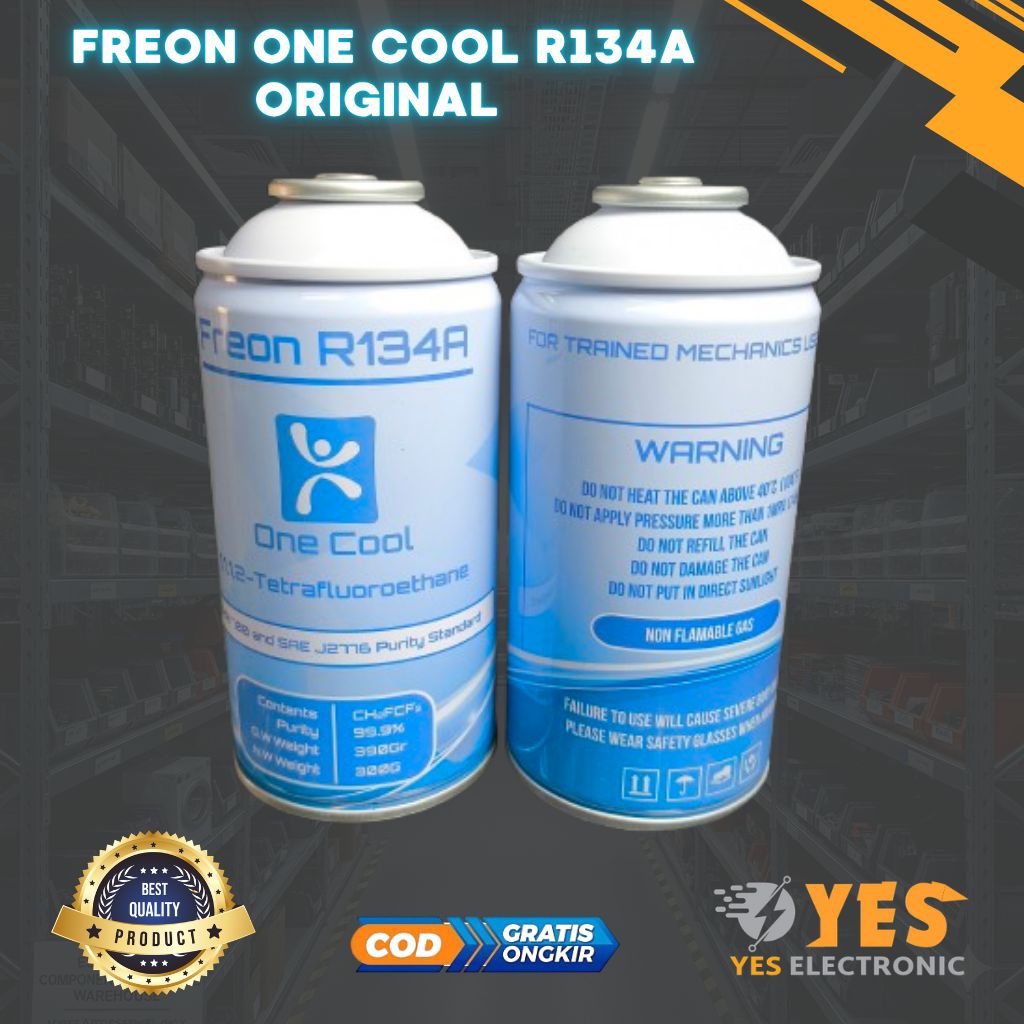 Jual FREON ONE COOL 134A ORIGINAL PREON ONECOOL R134A REFRIGERANT FREON ...