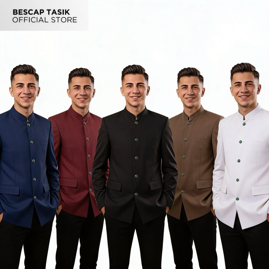Jual BESCAP TASIK - Jas Pria Jasko Pria Dewasa Jasko Polos Motif Saku ...
