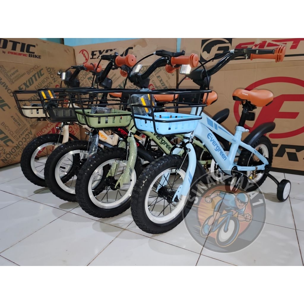 Jual SEPEDA EVERGREEN 12 AKY EVAN | Shopee Indonesia