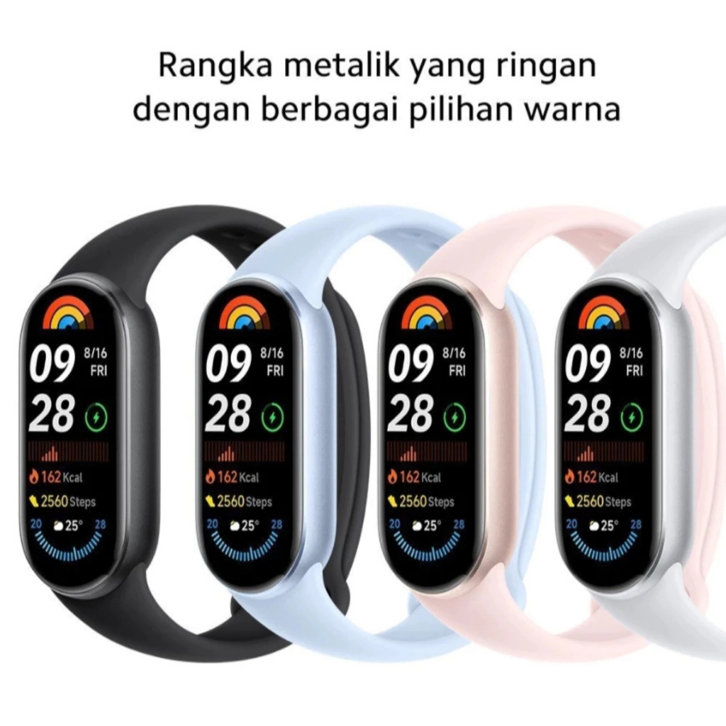 Jual Smart Band Xiaomi 10 dengan Layar AMOLED 1.72 Inci, Tahan Air 5 ...