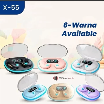 Obral Tws X55 Tws Headset Bluetooth X55 Headset Wireless Bluetooth X55 Headset Super Bass Suara
