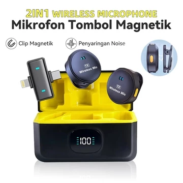 Q8 Wireless Clip On Mic Microphone Dual Mikrofon Wireless Mikrofon Hp Lavalier Microphone Plug