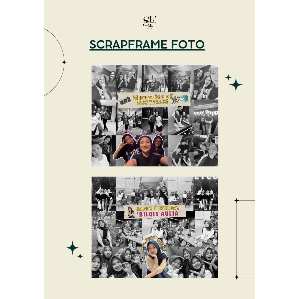 Jual SCRAPFRAME MURAH DAN LUCU UKURAN 8R | Shopee Indonesia
