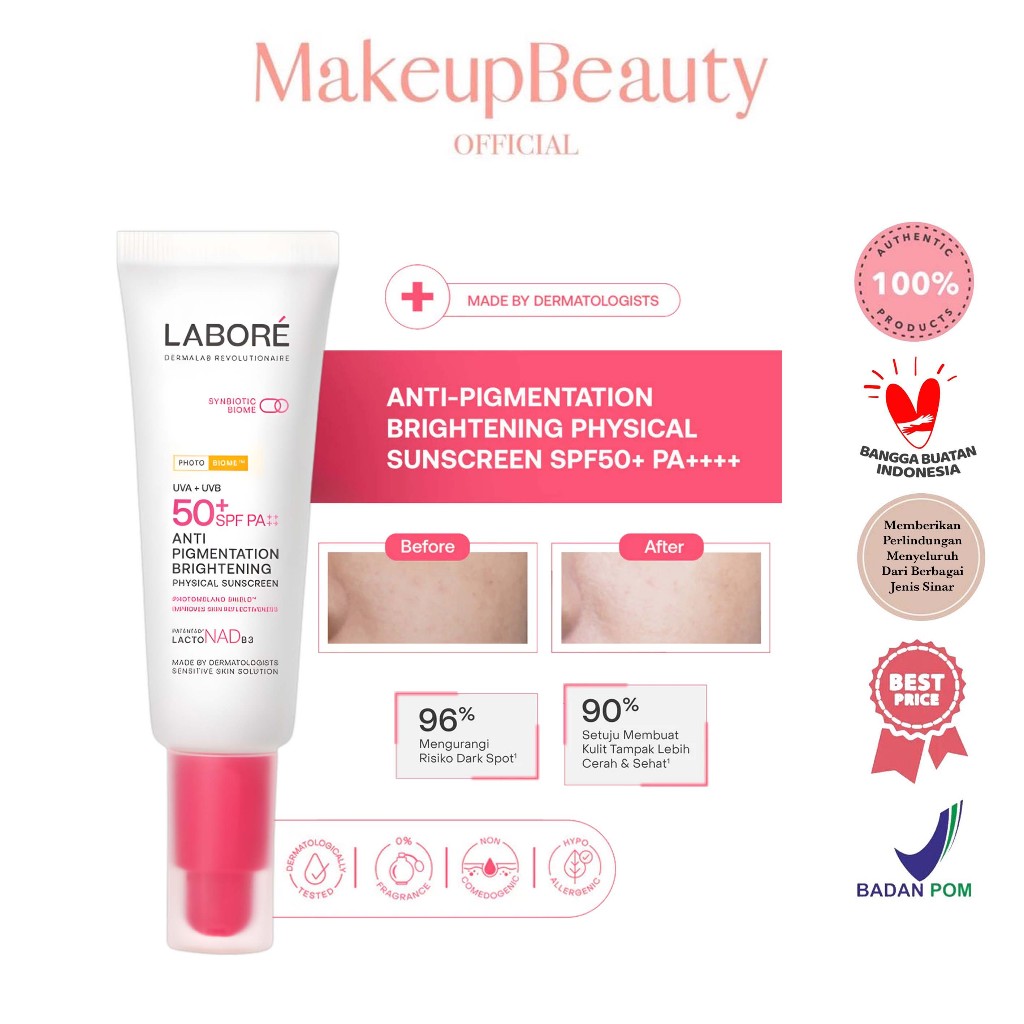 Jual Labore Sunscreen Terlengkap & Harga Terbaru Juli 2026 | Shopee ...