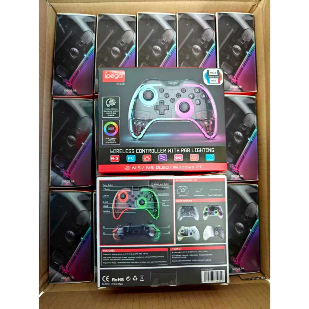 Jual IPEGA JOYSTICK STIK WIRELESS CONTROLLER WITH RGB LIGHTING FOR ...