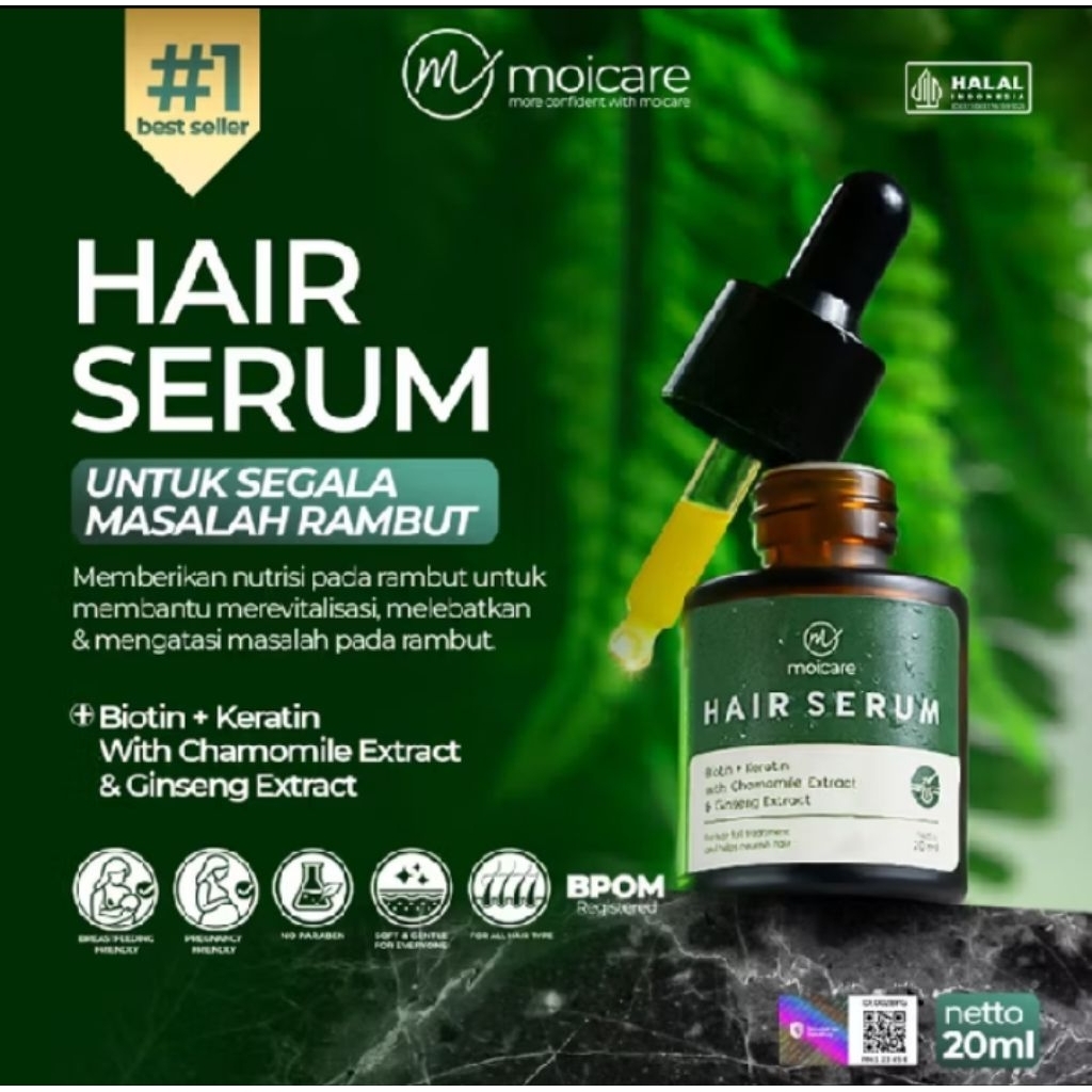 Jual HAIR MOISCARE SERUM PENUMBUH RAMBUT DAN PENGUAT AKAR RAMBUT ...