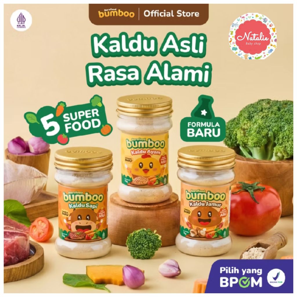 Jual BUMBOO MPASI Kaldu Ayam, Sapi, Teri, Ati Ayam, Keju Bubuk dan ...