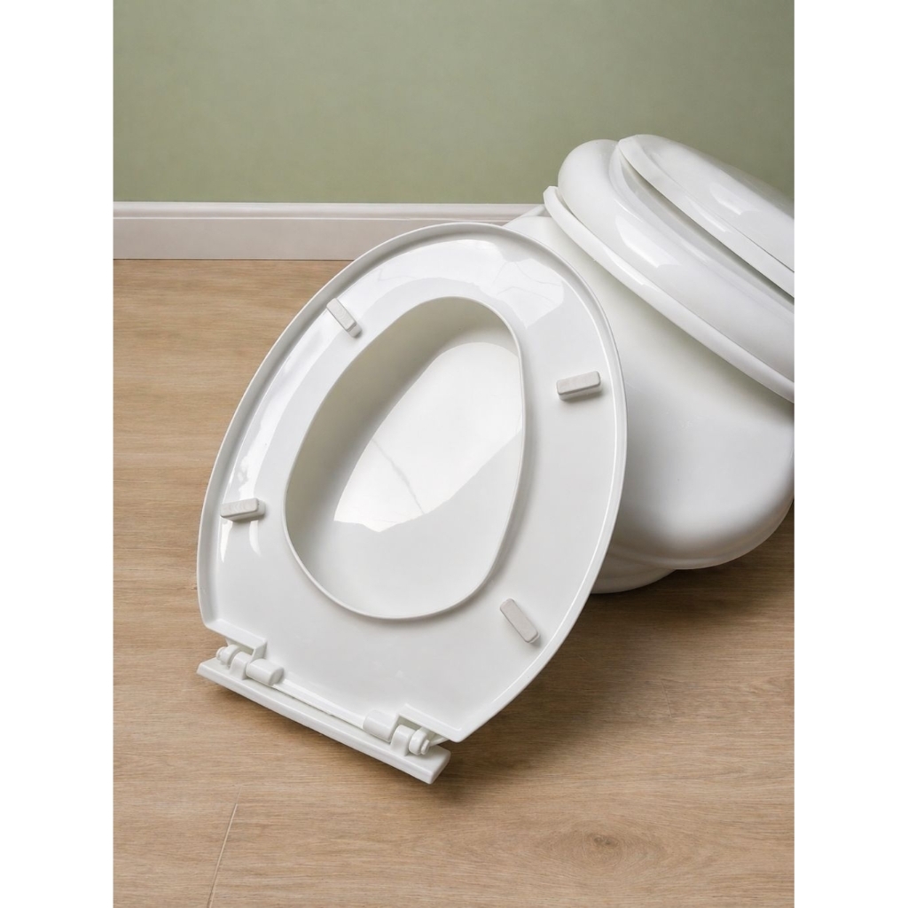 Tutup Closet Duduk Toilet Seat Cover Universal Cocok Untuk Merk TOTO,American Standard,Icepol KOMPLIT Baut