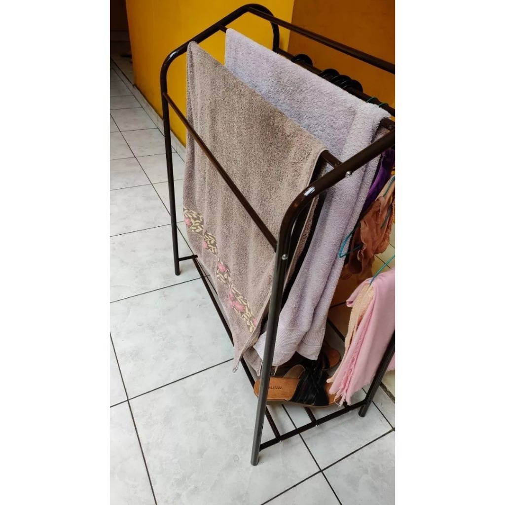 Jual Rak Handuk Minimalis Besi Rak Jemuran Handuk 80x90 cm Rak Baju ...