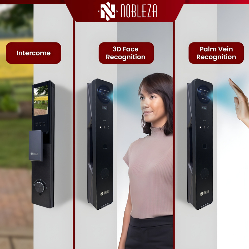 Jual NOBLEZA Smart Lock Kunci Pintu Digital Lock Smart Door Lock Smart ...
