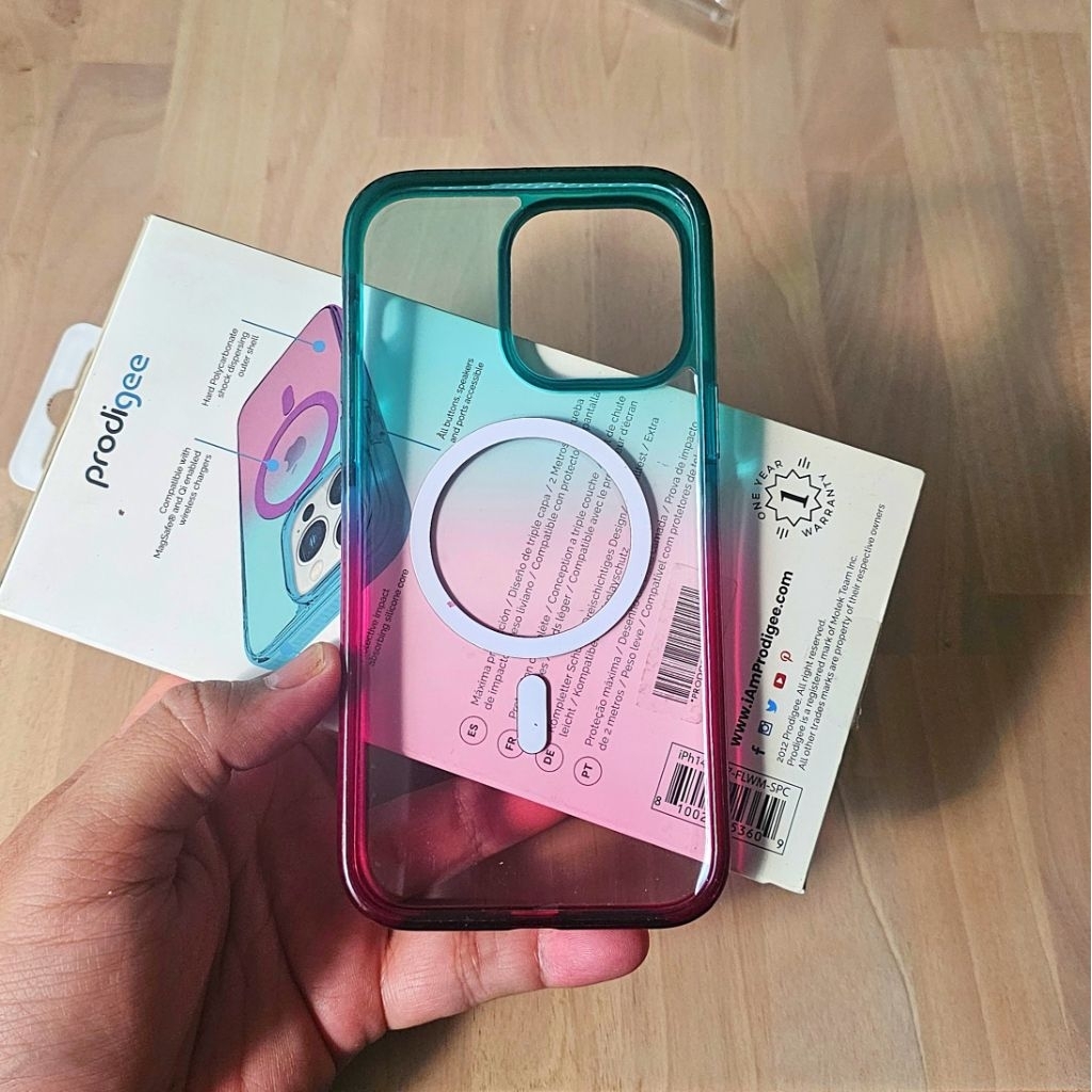 Jual IBOX DIGIMAP case Iphone 14 Pro Max official case Magsafe Green ...