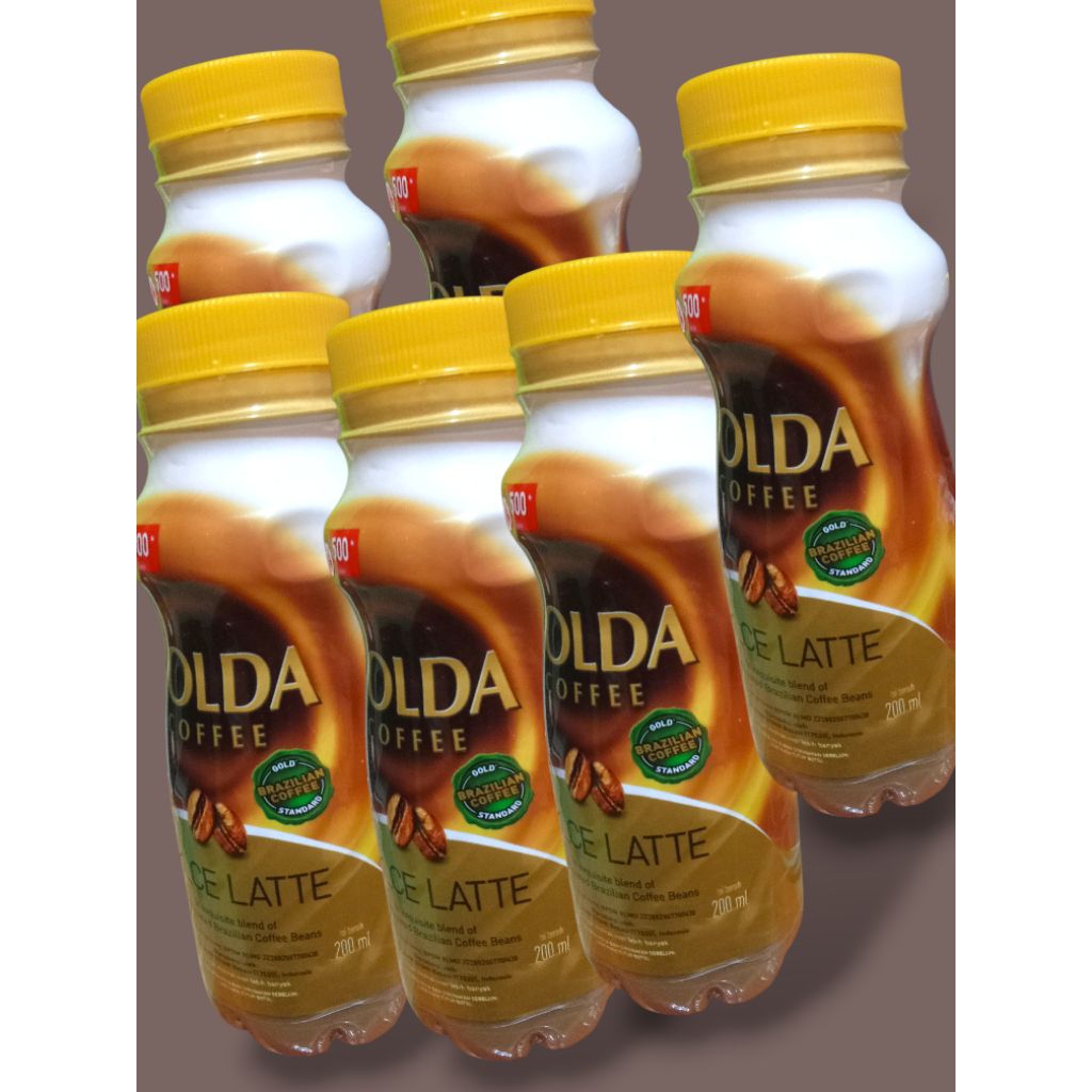 Jual Paket 12 botol @200 ml Golda Coffee Dolce Latte | Shopee Indonesia