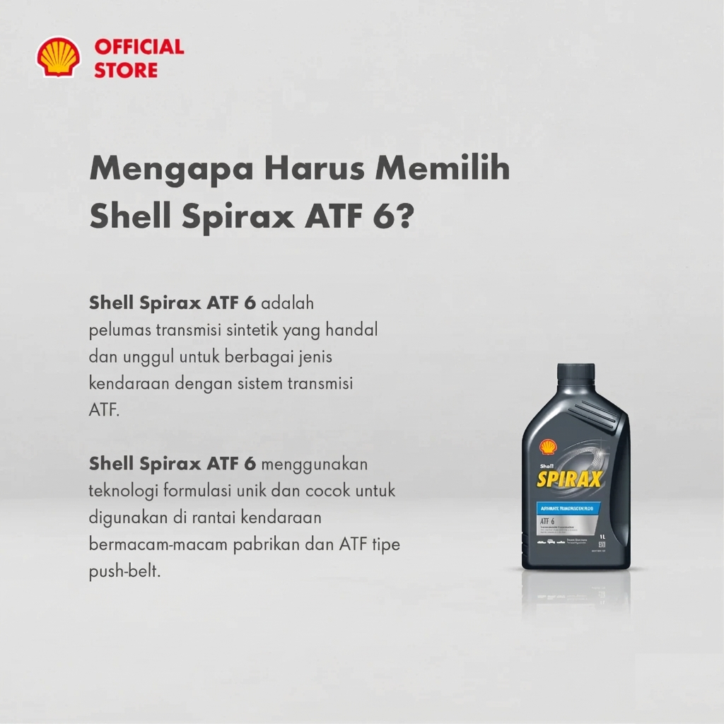 Jual Oli Gardan Mobil Shell Spirax ATF 6 (1L) – Perpindahan Halus ...