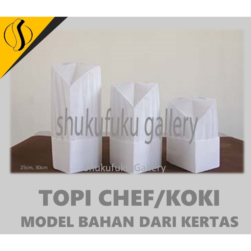 Jual TOPI CHEF/KOKI PUTIH BESAR | Shopee Indonesia