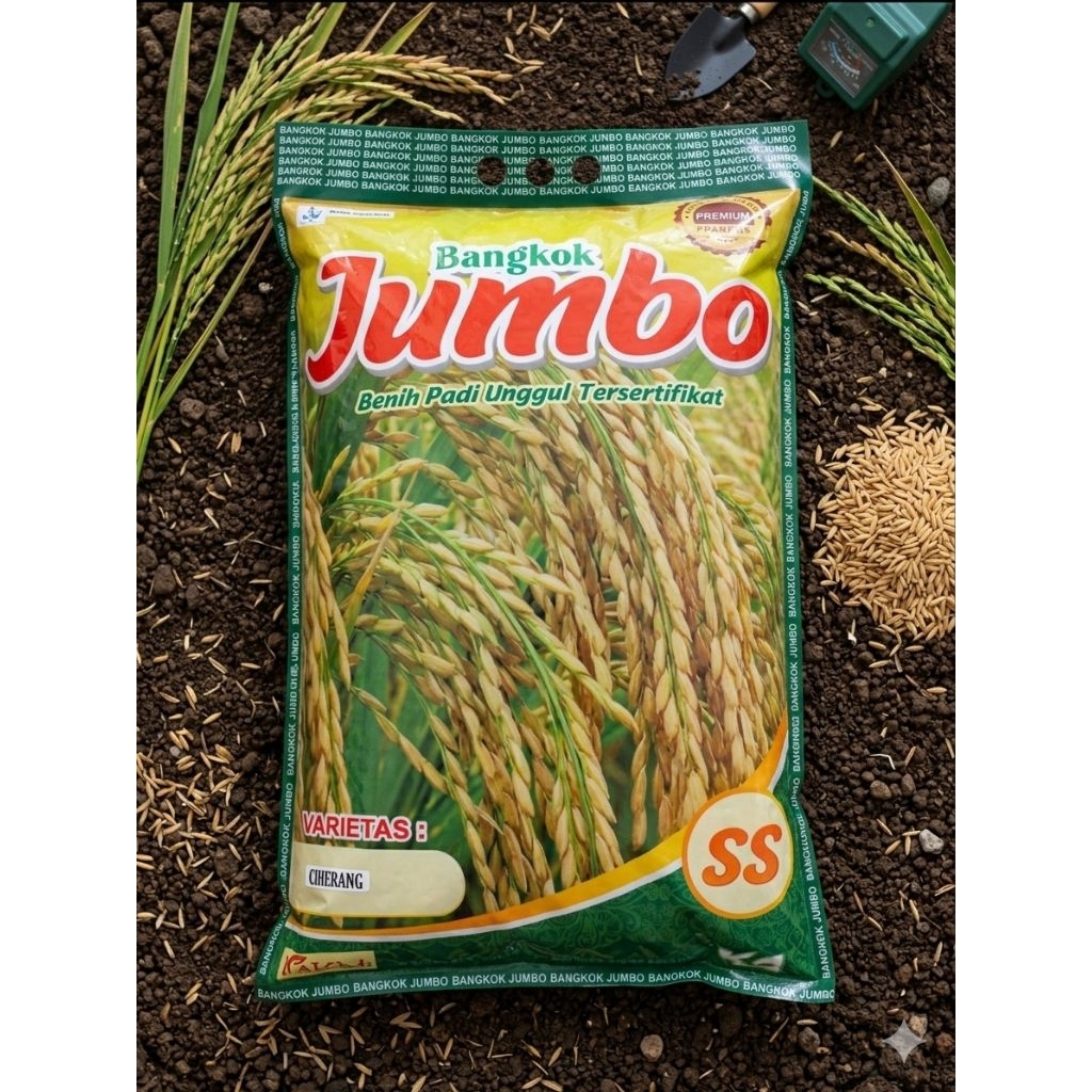 Benih Padi Unggul BANGKOK JUMBO CIHERANG SS - 5 Kilogram