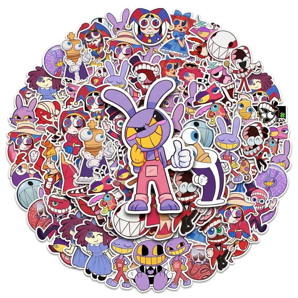 Jual 45 pcs sticker The Amazing Digital Circus TADC Anti Air DIY ...