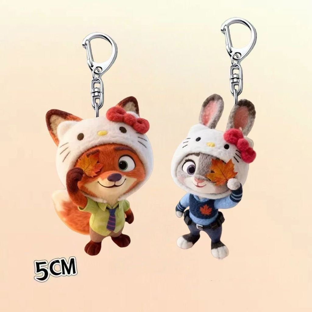 Jual [PREORDER – ZOOTOPIA] Acrylic Keychain Judy & Nick – Cute Couple ...