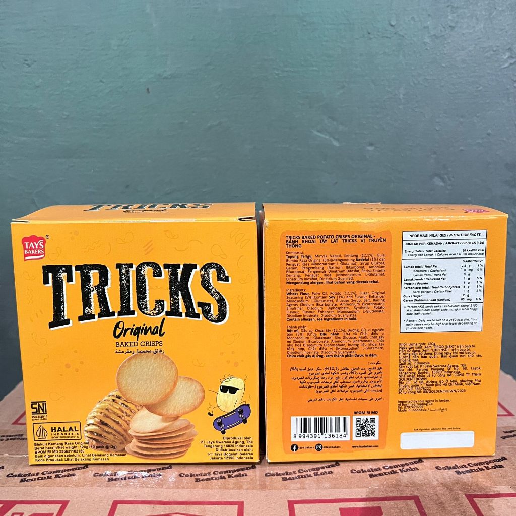 Jual TRICKS BISKUIT KENTANG BAKED CRIPS ALL VAR 1 BOX ISI 10 X 12 GR ...