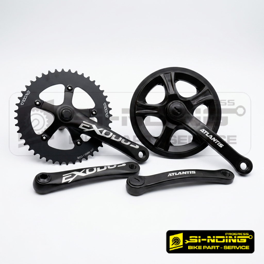 Jual Gear Crank Front Chainwheel 36 44 46 48 52 T Single Speed Gir ...