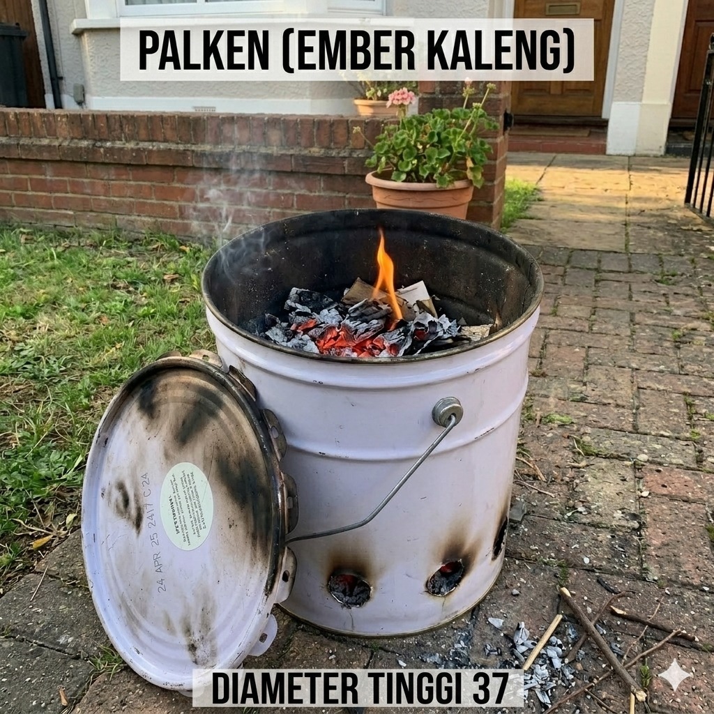 Jual Palken Besi Ember Pail Besi Tong Ember Palken 20liter tempat ...