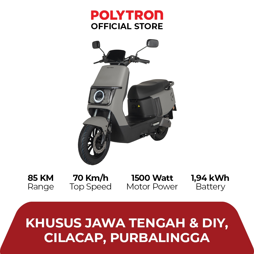 POLYTRON Fox 200 - Buy to Own - Electric Sepeda Motor Listrik - OTR Jawa Tengah & DIY, Cilacap, Purbalingga