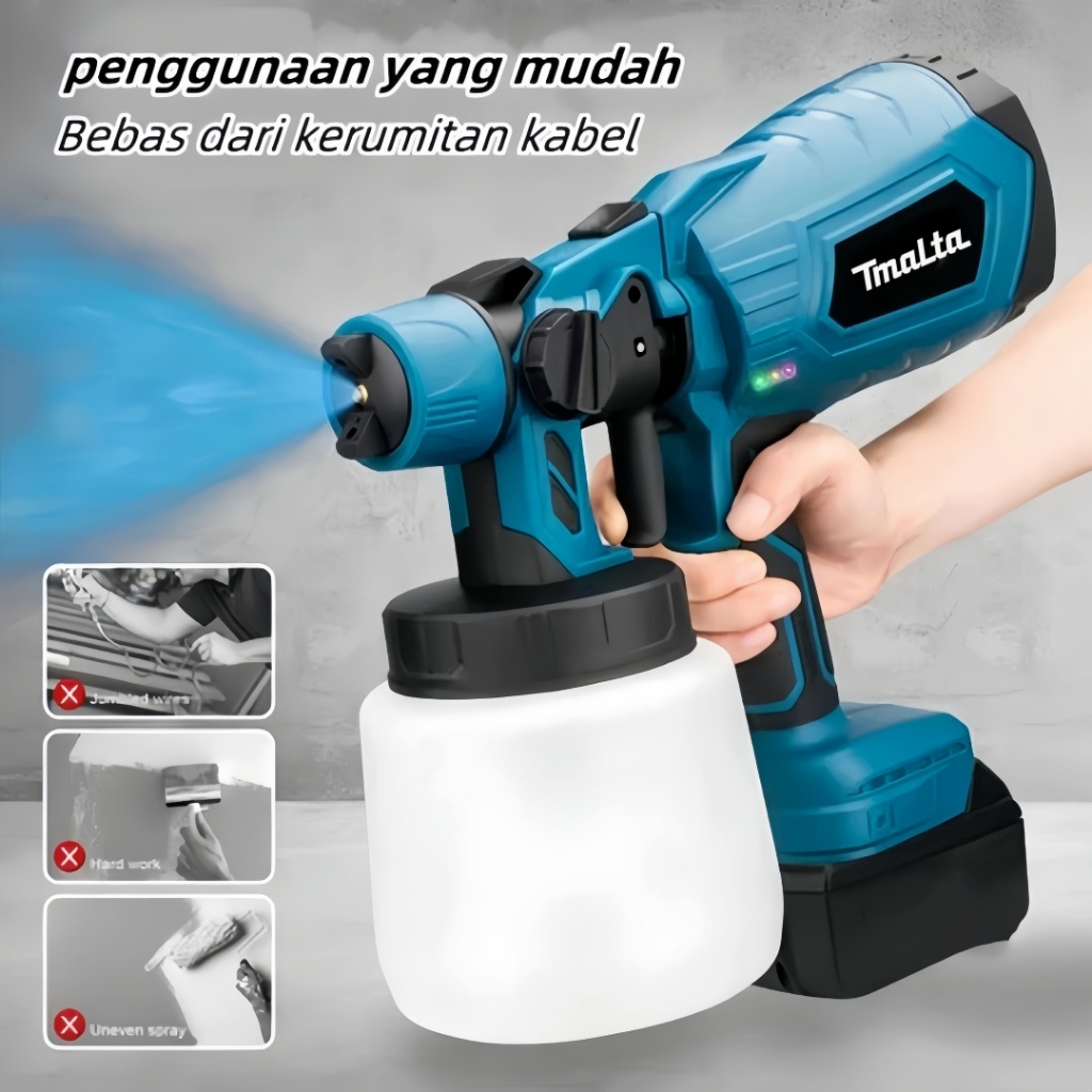 Jual Mesin Semprot Cat Listrik1000W/1000ML Semprot Listrik Baterai ...